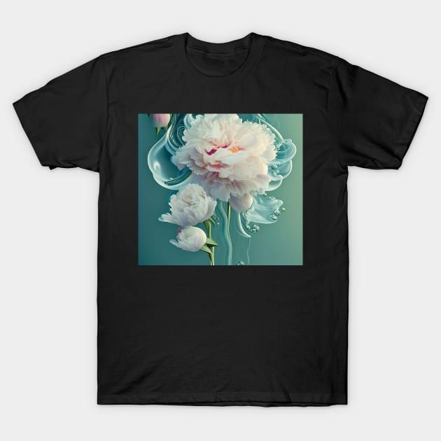 Flowing Flowers 45 T-Shirt by AmazingCorn